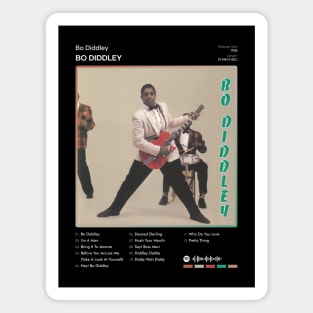 Bo Diddley - Bo Diddley Tracklist Album Magnet